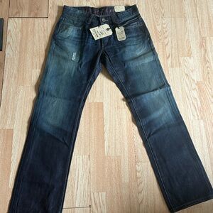 Tommy Hilfiger Blue Straight Jeans with Faded Look size 31/32
